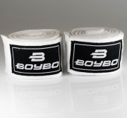 Бинты боксёрские BOYBO эластик Белые фото